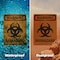 Signmission Biohazard With Symbol OSHA Warning Sign, Plastic, 7in W x 10in L, 2PK OS-2PACK-WS-P-710-V-12989 - alternate 3